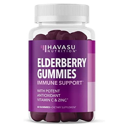 HAVASU NUTRITION Elderberry Gummies IMMUNE SUPPORT 60 GUMMIES