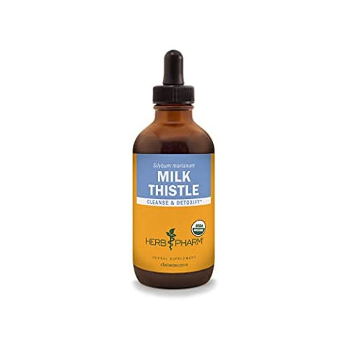 밀크시슬 Herb Pharm Milk Thistle Seed Extract for Liver Function Support