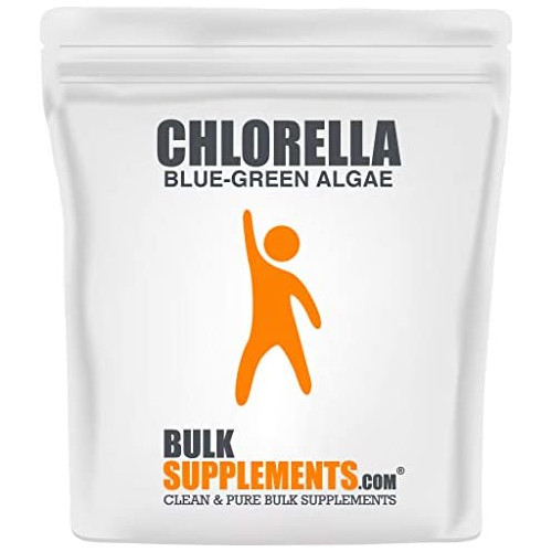 클로렐라 BulkSupplements Chlorella Blue-Green Algae 100 Gelatin Capsules