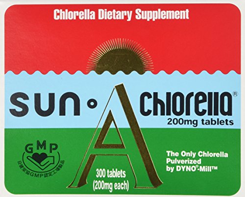 클로렐라 Sun Chlorella 200 mg 300 Tablets
