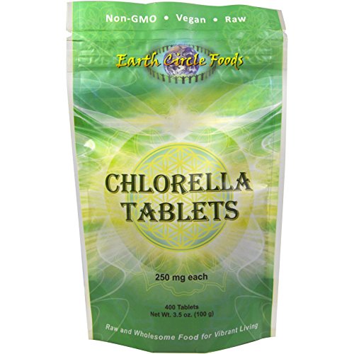 클로렐라 Earth Circle Foods - Chlorella Tablets 250 mg.