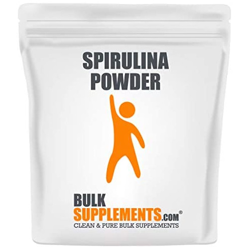 BulkSupplements.com Natural Spirulina Powder - Green Superfood Powder - Chlorella Spirulina Green Powder - Powdered Greens - Green Supplements Powder - Chlorella Powder (250 Grams - 8.8 oz)