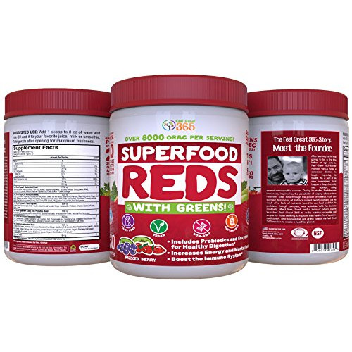 Superfoods Reds with Greens