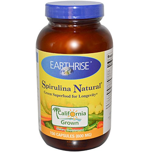 스피루리나 Earthrise Spirulina Natural 600 mg 150 Capsules