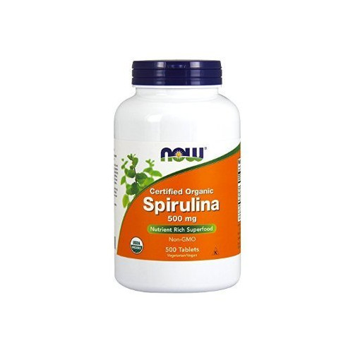 스피루리나 NOW Foods - Spirulina 500 mg.