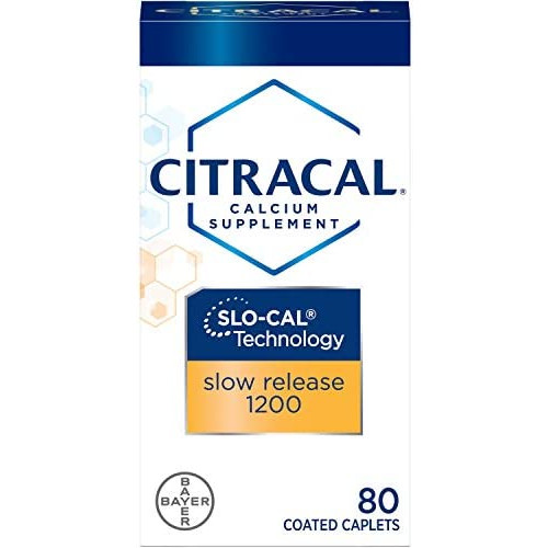 플라보노이드 Citracal Calcium + D Slow Release 1200 Tablets 80 Tablets