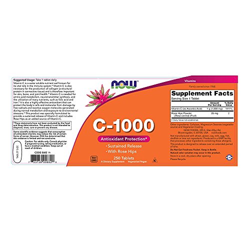 비타민 NOW Vitamin C-1000 Sustained Release