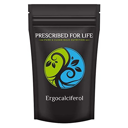 Prescribed for Life Ergocalciferol Vitamin D-2 Powder - Vegetarian Form of Vitamin D, 1 kg
