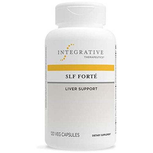Integrative Therapeutics SLF Forte - Gallbladder and Liver Support* - Milk Thistle, Vitamin C, Artichoke Extract, Turmeric, Choline & Dandelion Root - Gluten Free - Dairy Free - Vegan - 120 Capsules