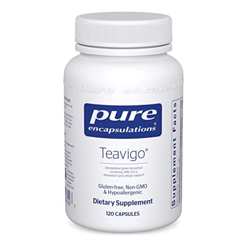 Pure Encapsulations - Teavigo - Hypoallergenic Supplement with Caffeine-Free Green Tea Extract to Provide Antioxidant and Cellular Support* - 120 Capsules