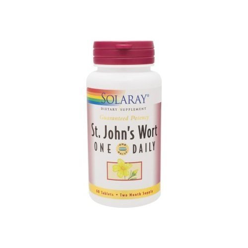 Solaray One Daily St. Johns Wort Supplement, 900 mg, 60 Count