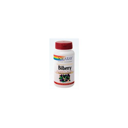 빌베리 Solaray Bilberry Extract -- 42 mg - 120 Capsules
