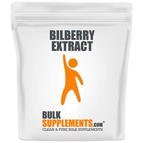 BulkSupplements.com Bilberry Extract Powder - Bilberry Extract for Eyes - Antioxidant Powder - Eye Supplements - Bilberry Supplement - Antioxidants Supplement (500 Grams - 1.1 lbs)