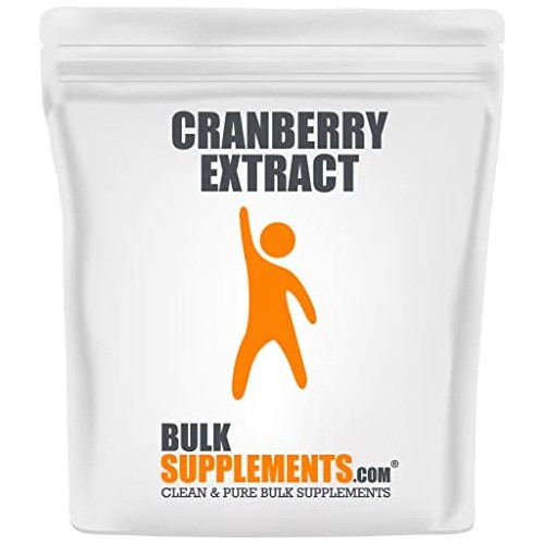 BulkSupplements.com Cranberry Extract Powder - Cranberry Supplement - Cranberry Powder - Cranberry Supplements for Women & Men - Urinary Tract Health for Women & Men (500 Grams - 1.1 lbs)