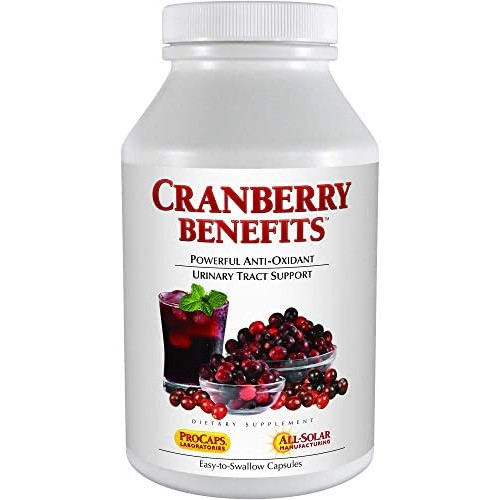 Andrew Lessman Cranberry Benefits 240 Capsules u2013 Supports Bladder, Kidney and Urinary Tract Health. High Potency Standardized Concentrate of Cranberry Fruit, Small Easy to Swallow Capsules
