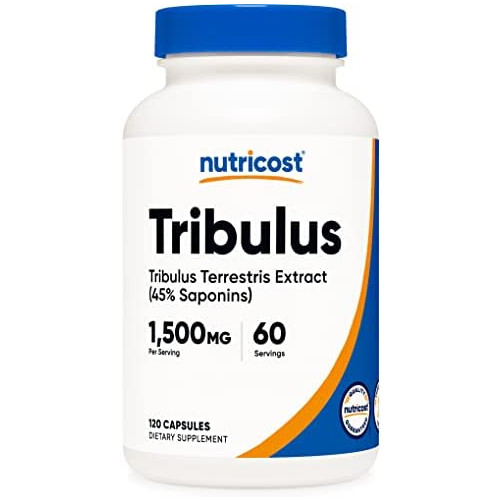 Nutricost Tribulus 750mg 120 Capsules - Testosterone, Strength, Libido