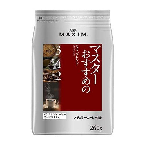 AGF maxim 레귤러 커피 마스터 추천의 스페셜 블렌드 260g 【 커피 분 】