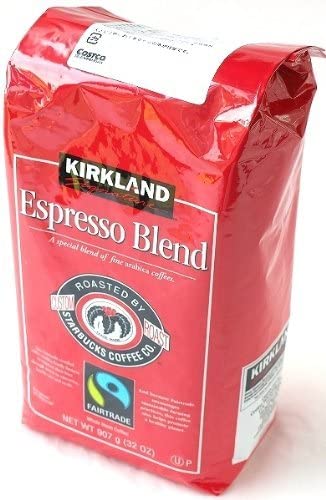 Kirkland 스타벅스 로스트 에스프레소 커피(콩) 907g×4팩