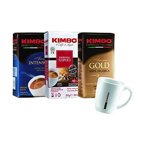 금《보》(KIMBO)커피분 에스프레소 이탈리아(미디엄 로스트 a la《비카》80% 로브 스타20%)나폴리 250g(분)