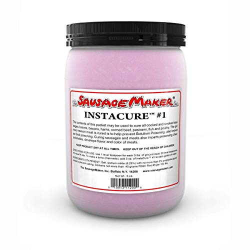 The Sausage Maker - Insta Cure (Prague Powder) #1, 5 lbs. Curing Salt for Curing Meats