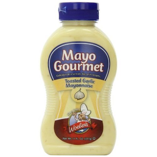 토스티드 갈릭 마요네즈 311g Woebers Mayonnaise, Toasted Garlic, 11 Ounce