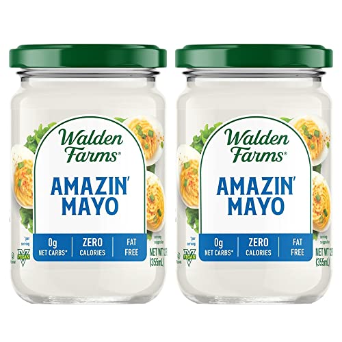 달달하고 톡 쏘는 어메이징 마요네즈 340g × 2세트 Walden Farms Mayo 12 Oz (Amazin Mayo, Pack of 2)
