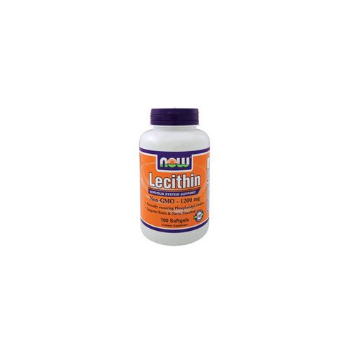 Now Foods Sunflower Lecithin Non GMO, 1200mg, Soft-gels, 200-Count