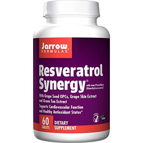 Jarrow Formulas Resveratrol Synergy 60 Tablets