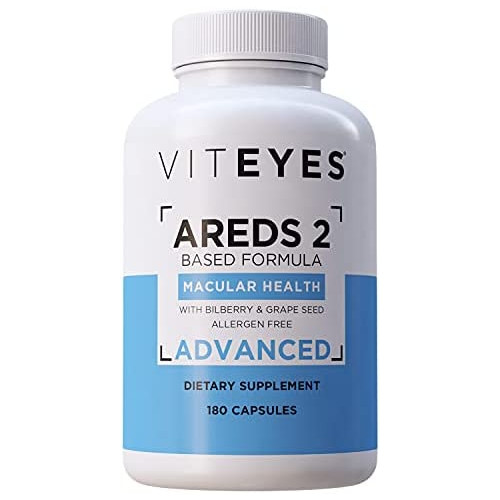 VITEYES AREDS 2 Advanced Formula Promotes Eye Health Protects Vision 180 Count - Single Daily Dose Vitamin