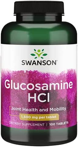 Swanson Glucosamine Hcl 1500 Milligrams 100 Tabs