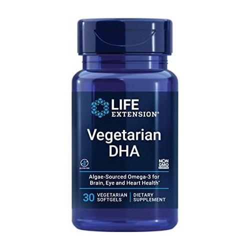 Life Extension 베지테리언 Sourced DHA 200 Mg 30 softgels