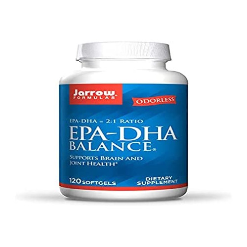 Jarrow Formulas EPA DHA Balance Odorless Caps Boosts Brain Function 240 Softgels