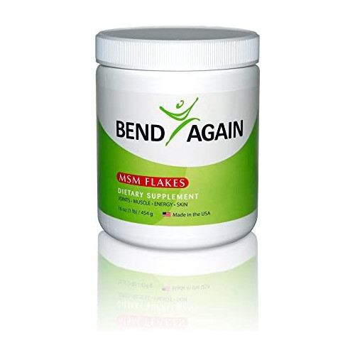 Bend Again MSM Flakes by LeSante Nutrition - 16 oz 1 lb