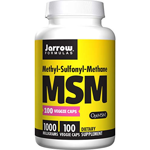 Jarrow Formulas MSM Sulfur 1000mg, 100 Capsules