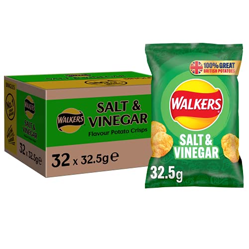 워커 감자칩 솔트앤비너거 32팩 Walkers Crisps Salt and Vinegar x 32 1040g