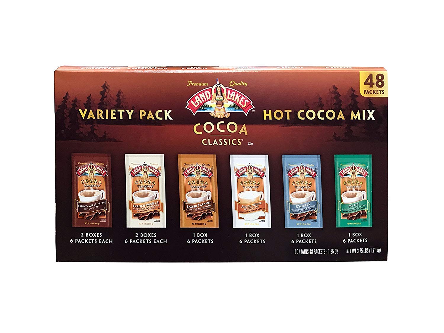 Land O Lakes Cocoa Classics Variety Pack (1.25 oz., 48 ct.)