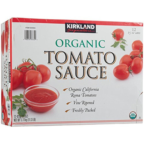Kirkland Signature Organic Tomato Sauce, 11.3 Pound