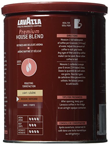 Lavazza Premium House Blend Coffee, 10-Ounce