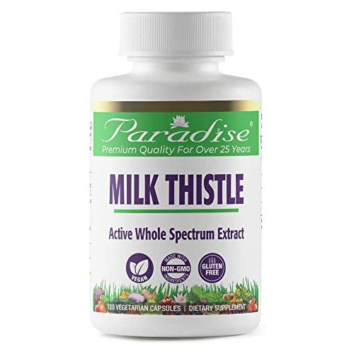 Paradise Herbs Milk Thistle 751 80% Vegetarian Capsules