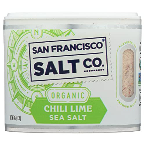 San Francisco Salt Company, Sea Salt Chile Lime Organic, 4 Ounce
