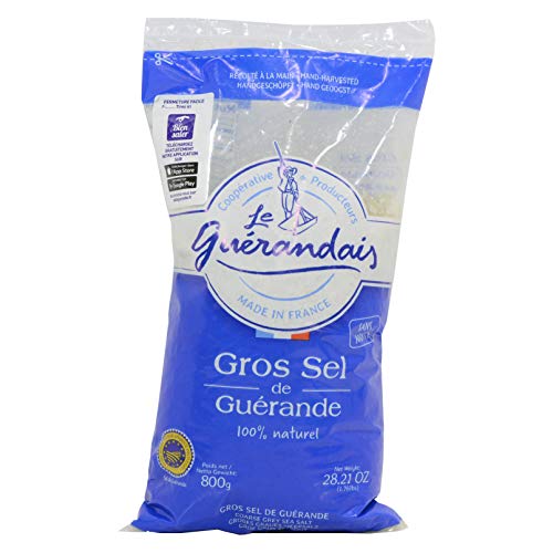 Le Guerandais Coarse Sea Salt Gros Sel De Guerande, 1.76 Pound