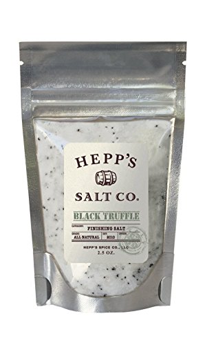 Hepps Salt Co, Gourmet Black Truffle Finishing Sea Salt, 2.5 Oz