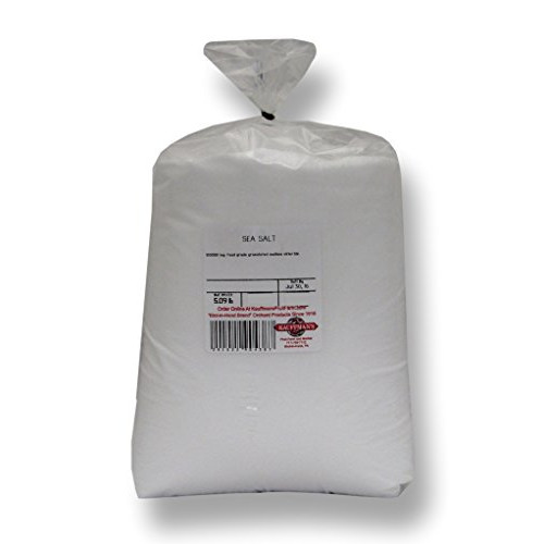 Morton Food-Grade Fine Sea Salt, Bulk 5 Lb. Bag