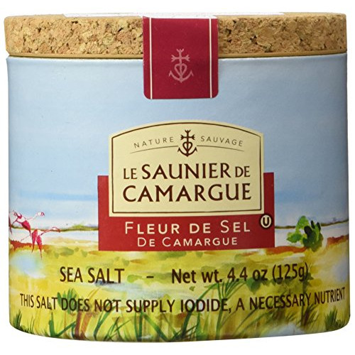 Le Saunier de Camargue Fleur de Sel (Sea Salt), 1.25-Grams (Pack of 3)
