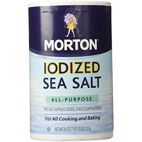 Morton Salt Iodized Sea Salt - 26 oz