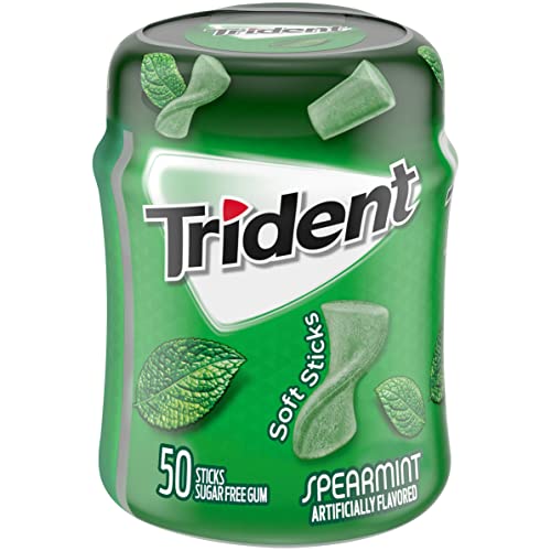 Trident Unwrapped Gum, Spearmint 50-ct