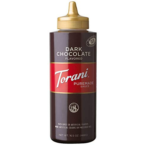 Torani Puremade Sauce, Salted Chocolate Caramel, 16.5 Ounces (Pack of 4 - Packaging May Vary)