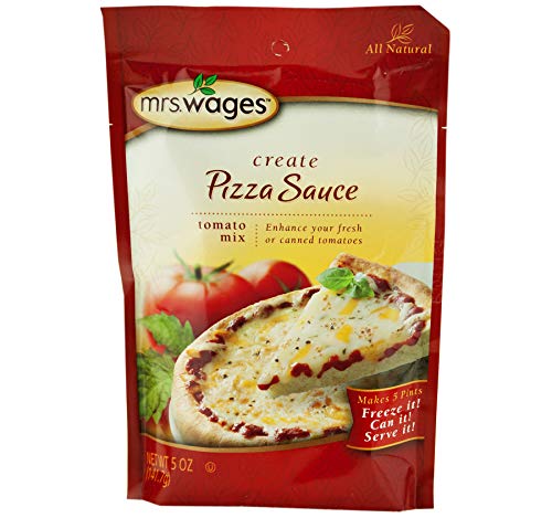 Mrs. Wages - 크리에이트 피자 소스 토마토 믹스 141g × 4팩