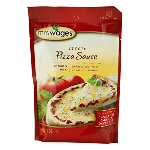 Mrs. Wages Pizza Sauce Tomato Seasoning Mix, 5 Oz. Pouch
