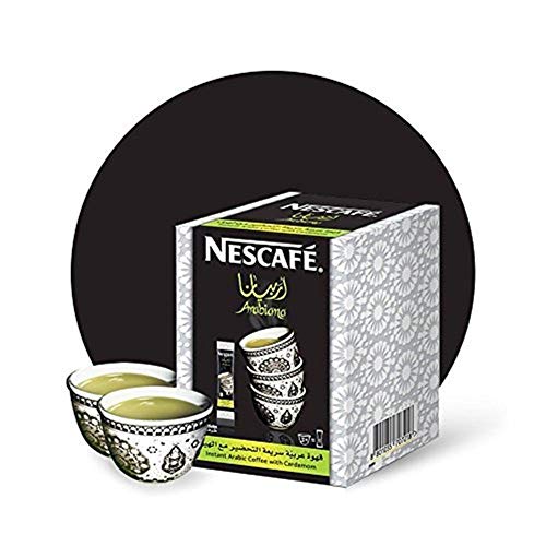 Instant Nescafe Arabiana Arabic Coffee Mix With Cardamom Flavor (4 Box ( 80 Sticks ))